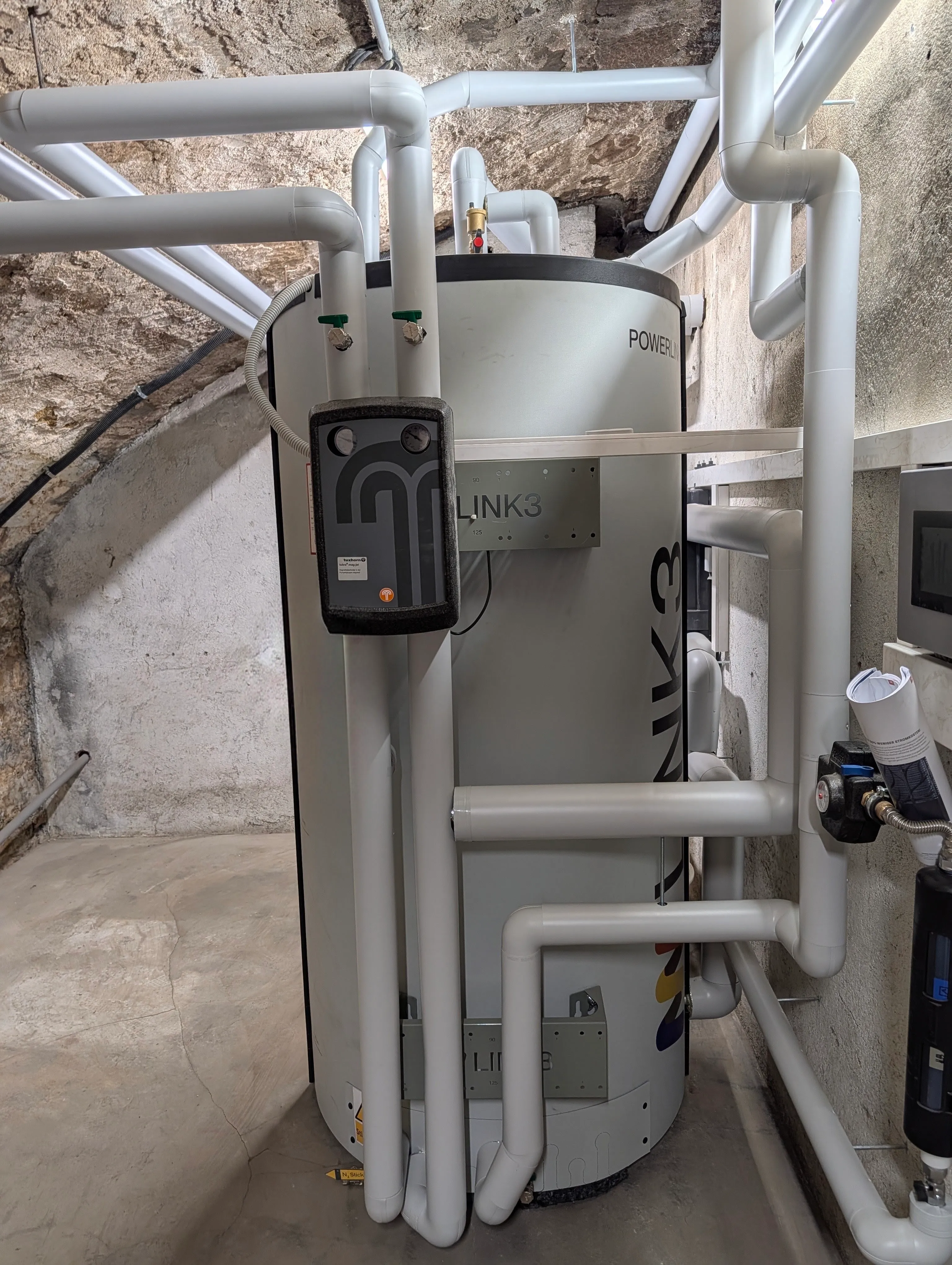 Speicher mit uebergabestation